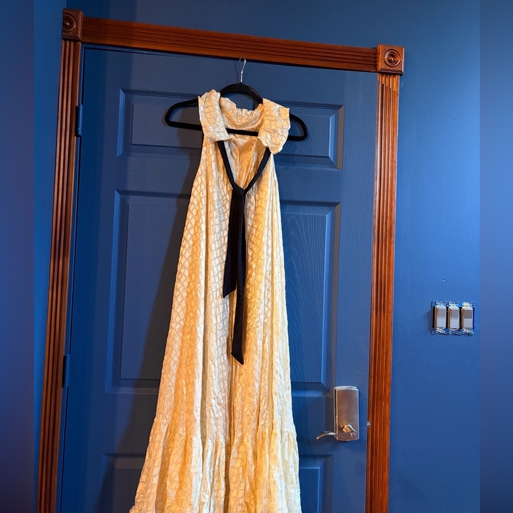 Diane von Furstenberg Ivory Silk-Lined Dress